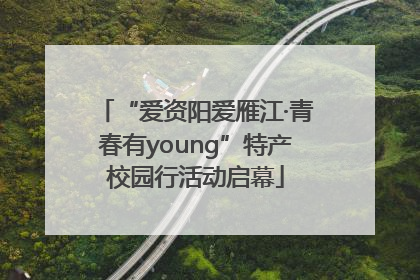 “爱资阳爱雁江·青春有young”特产校园行活动启幕