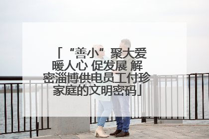 “善小”聚大爱 暖人心 促发展 解密淄博供电员工付珍家庭的文明密码