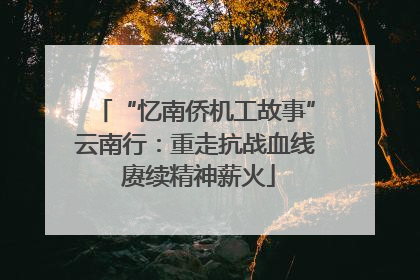 “忆南侨机工故事”云南行：重走抗战血线 赓续精神薪火
