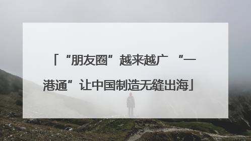 “朋友圈”越来越广 “一港通”让中国制造无缝出海