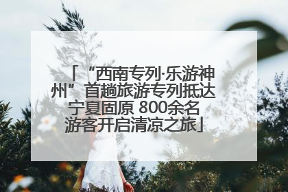 “西南专列·乐游神州”首趟旅游专列抵达宁夏固原 800余名游客开启清凉之旅