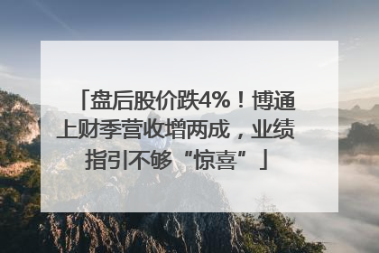 盘后股价跌4%！博通上财季营收增两成，业绩指引不够“惊喜”