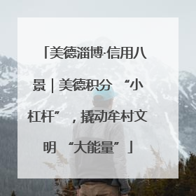 美德淄博·信用八景｜美德积分 “小杠杆”，撬动牟村文明 “大能量”