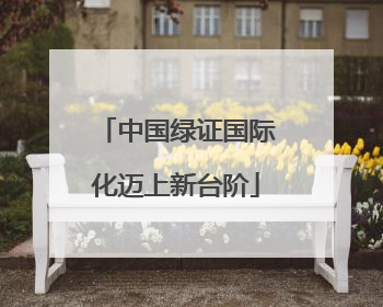 中国绿证国际化迈上新台阶