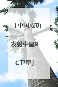 中国成功发射中星9C卫星