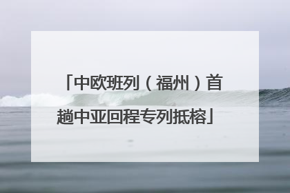 中欧班列（福州）首趟中亚回程专列抵榕