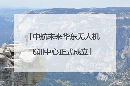 中航未来华东无人机飞训中心正式成立