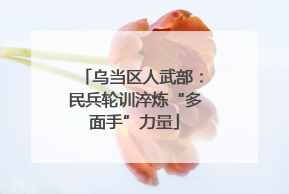 乌当区人武部：民兵轮训淬炼“多面手”力量