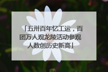 五卅百年忆工运，百团万人观龙陵活动参观人数创历史新高