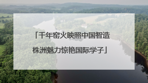 千年窑火映照中国智造 株洲魅力惊艳国际学子