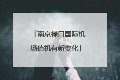 南京禄口国际机场值机有新变化
