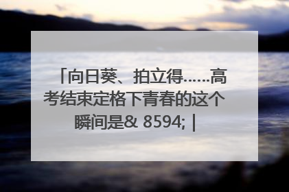 向日葵、拍立得……高考结束定格下青春的这个瞬间是& 8594;｜2025四川高考