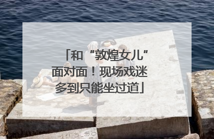 和“敦煌女儿”面对面！现场戏迷多到只能坐过道