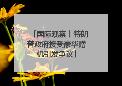 国际观察丨特朗普政府接受豪华赠机引发争议