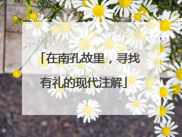 在南孔故里，寻找有礼的现代注解