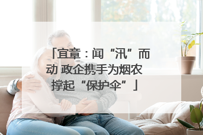 宜章：闻“汛”而动 政企携手为烟农撑起“保护伞”