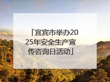宜宾市举办2025年安全生产宣传咨询日活动