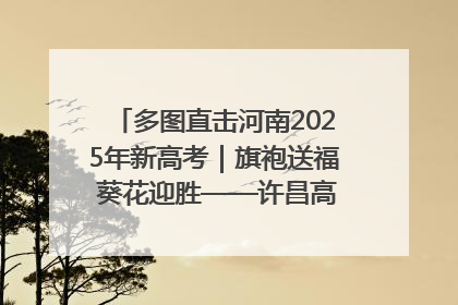 多图直击河南2025年新高考｜旗袍送福 葵花迎胜——许昌高考首日拉开帷幕