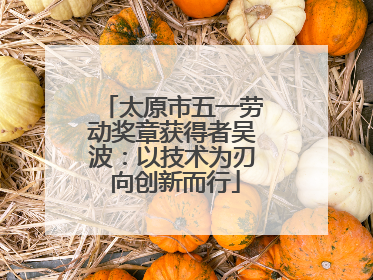 太原市五一劳动奖章获得者吴波：以技术为刃 向创新而行
