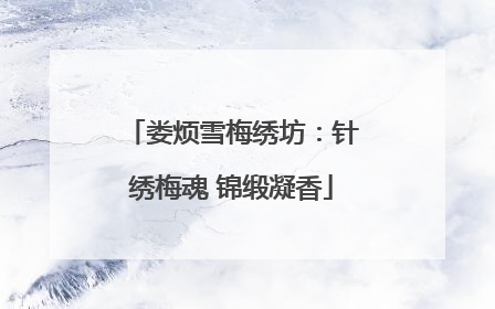 娄烦雪梅绣坊：针绣梅魂 锦缎凝香