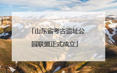 山东省考古遗址公园联盟正式成立
