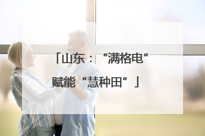 山东：“满格电”赋能“慧种田”