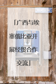 广西与埃塞俄比亚开展经贸合作交流