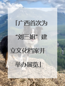 广西首次为“刘三姐”建立文化档案并举办展览