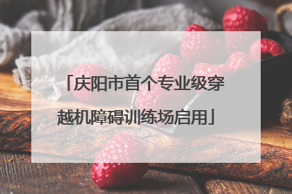 庆阳市首个专业级穿越机障碍训练场启用