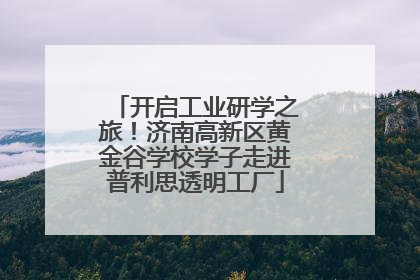 开启工业研学之旅！济南高新区黄金谷学校学子走进普利思透明工厂