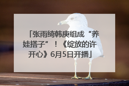 张雨绮韩庚组成“养娃搭子”！《绽放的许开心》6月5日开播