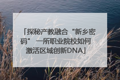 探秘产教融合“新乡密码” 一所职业院校如何激活区域创新DNA