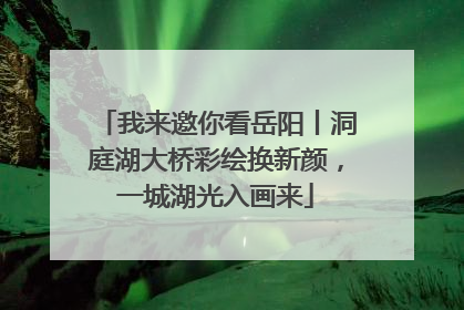我来邀你看岳阳丨洞庭湖大桥彩绘换新颜，一城湖光入画来