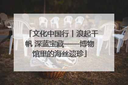 文化中国行丨浪起千帆 深蓝宝藏——博物馆里的海丝遗珍