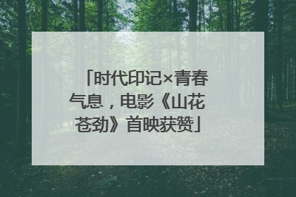 时代印记×青春气息，电影《山花苍劲》首映获赞