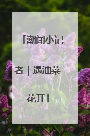 潮闻小记者｜遇油菜花开