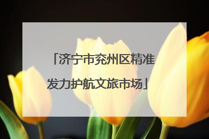 济宁市兖州区精准发力护航文旅市场