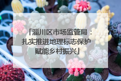淄川区市场监管局：扎实推进地理标志保护 赋能乡村振兴