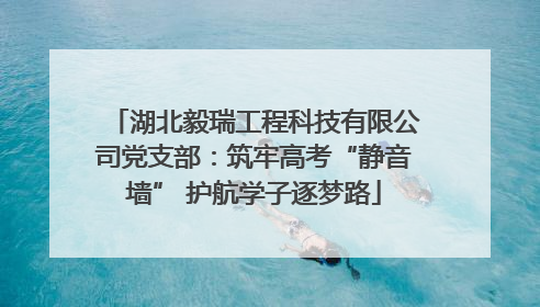 湖北毅瑞工程科技有限公司党支部：筑牢高考“静音墙” 护航学子逐梦路