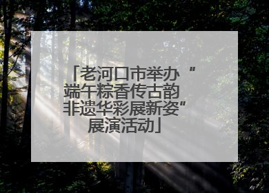 老河口市举办“端午粽香传古韵 非遗华彩展新姿”展演活动