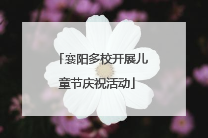 襄阳多校开展儿童节庆祝活动