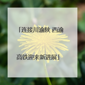 连接川渝陕 西渝高铁迎来新进展