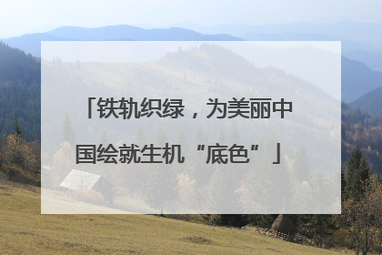 铁轨织绿，为美丽中国绘就生机“底色”