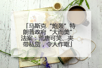 马斯克“炮轰”特朗普政府“大而美”法案：荒唐可笑、夹带私货，令人作呕