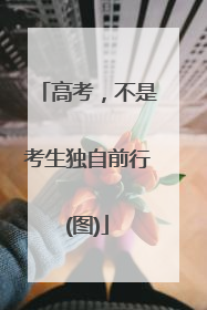 高考，不是考生独自前行(图)