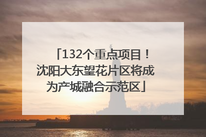 132个重点项目！沈阳大东望花片区将成为产城融合示范区