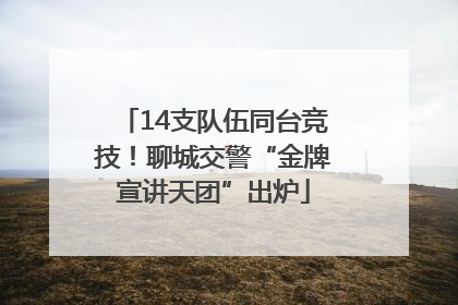14支队伍同台竞技！聊城交警“金牌宣讲天团”出炉