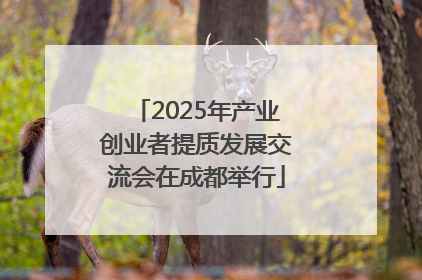 2025年产业创业者提质发展交流会在成都举行