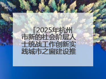 2025年杭州市新的社会阶层人士统战工作创新实践城市之窗建设推进会在拱墅召开