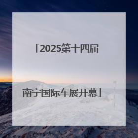2025第十四届南宁国际车展开幕